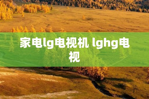 家电lg电视机 lghg电视