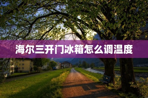 海尔三开门冰箱怎么调温度