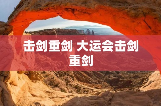 击剑重剑 大运会击剑重剑 击剑重剑 大运会击剑重剑