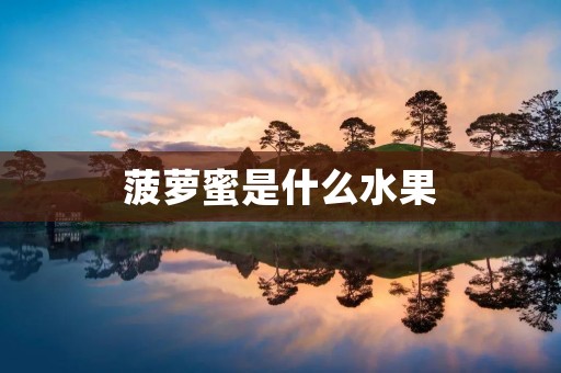 菠萝蜜是什么水果