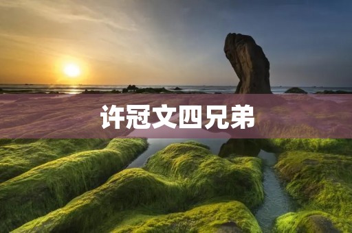 许冠文四兄弟：香港电影史上的瑰宝