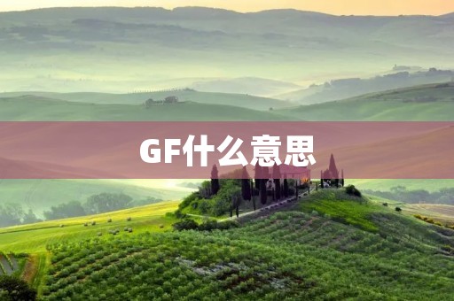 GF什么意思