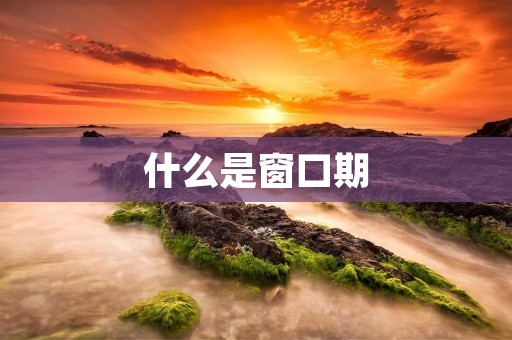 什么是窗口期 什么是窗口期