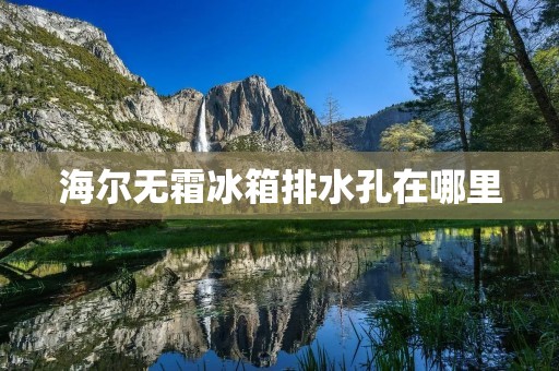 海尔无霜冰箱排水孔在哪里 海尔无霜冰箱排水孔在哪里