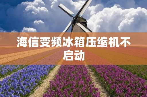 海信变频冰箱压缩机不启动：原因分析与解决方案