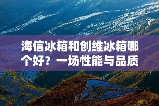 海信冰箱和创维冰箱哪个好?一场性能与品质的对决 海信冰箱和创维冰箱哪个好?一场性能与品质的对决