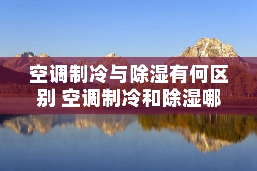 空调制冷与除湿有何区别 空调制冷和除湿哪个对人体比较好 空调制冷与除湿有何区别 空调制冷和除湿哪个对人体比较好