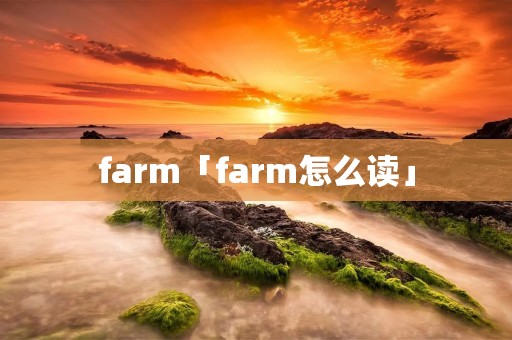 farm「farm怎么读」