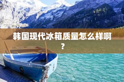 韩国现代冰箱质量怎么样啊？