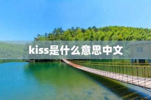 kiss是什么意思中文