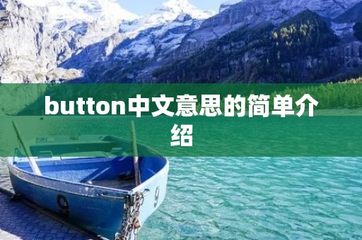 button中文意思的简单介绍
