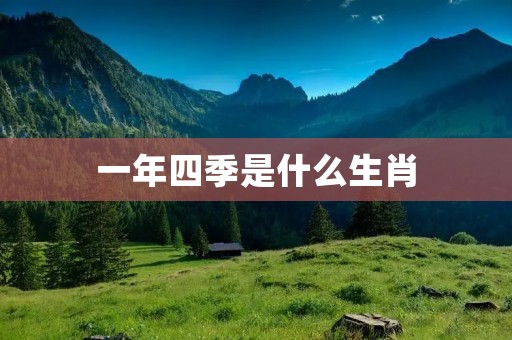 一年四季是什么生肖