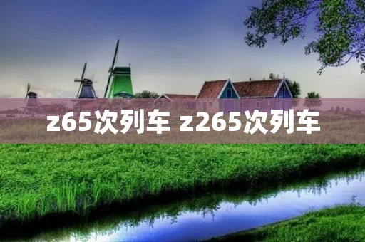 z65次列车 z265次列车 z65次列车 z265次列车