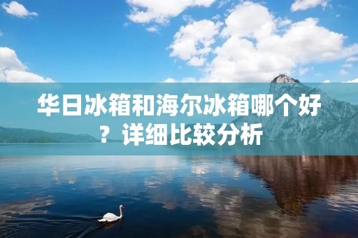 华日冰箱和海尔冰箱哪个好?详细比较分析 华日冰箱和海尔冰箱哪个好?详细比较分析