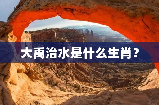 大禹治水是什么生肖? 大禹治水是什么生肖?