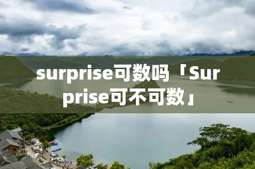 surprise可数吗「Surprise可不可数」