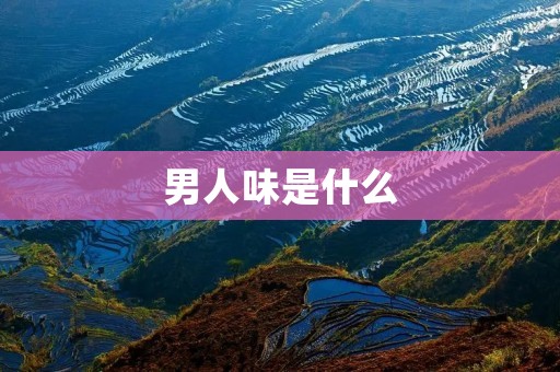 男人味是什么