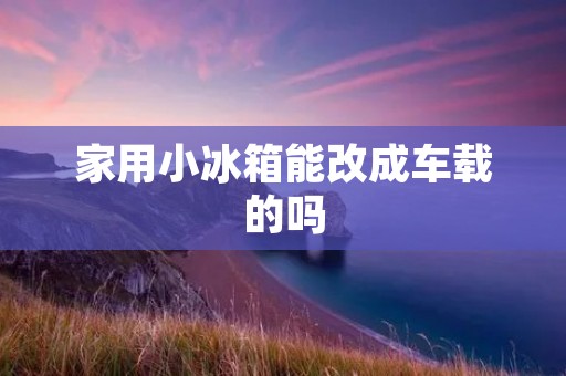 家用小冰箱能改成车载的吗