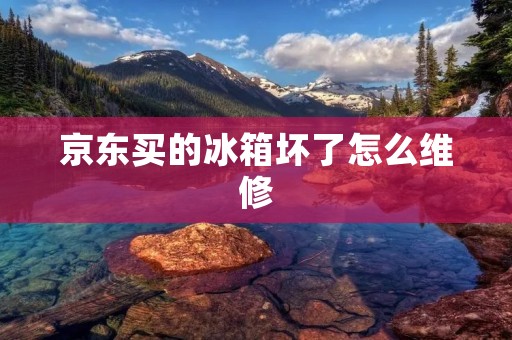 京东买的冰箱坏了怎么维修 京东买的冰箱坏了怎么维修