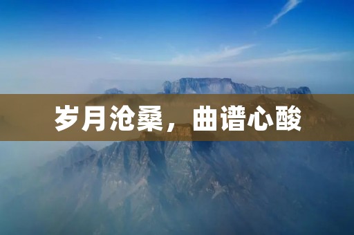 岁月沧桑,曲谱心酸 岁月沧桑,曲谱心酸
