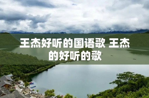 王杰好听的国语歌 王杰的好听的歌