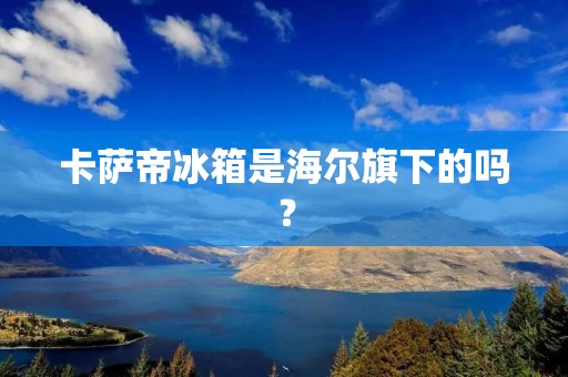 卡萨帝冰箱是海尔旗下的吗? 卡萨帝冰箱是海尔旗下的吗?