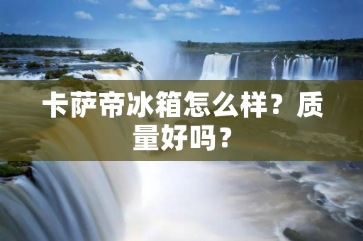 卡萨帝冰箱怎么样?质量好吗? 卡萨帝冰箱怎么样?质量好吗?