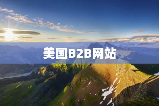 美国B2B网站:连接商业机会的桥梁 美国B2B网站:连接商业机会的桥梁