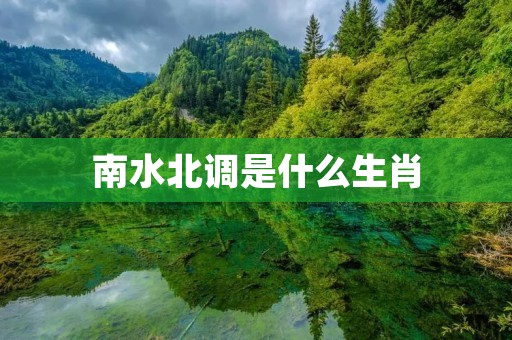 南水北调是什么生肖 南水北调是什么生肖