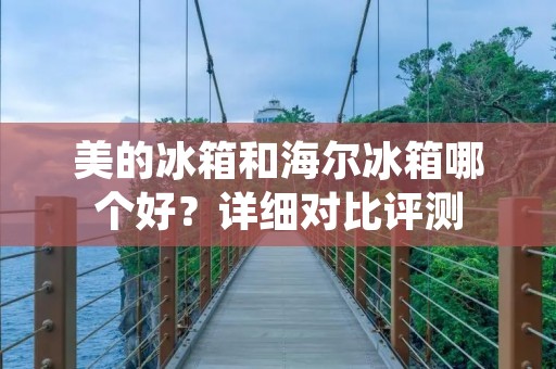 美的冰箱和海尔冰箱哪个好？详细对比评测