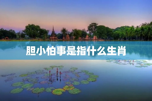 胆小怕事是指什么生肖