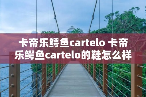 卡帝乐鳄鱼cartelo 卡帝乐鳄鱼cartelo的鞋怎么样?