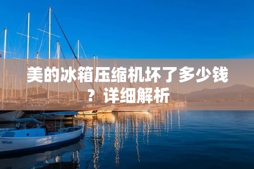 美的冰箱压缩机坏了多少钱?详细解析 美的冰箱压缩机坏了多少钱?详细解析