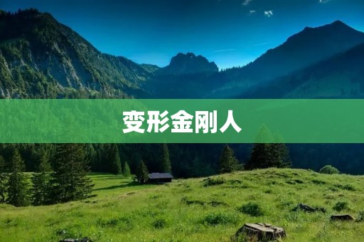 变形金刚人：机器与英雄的完美结合
