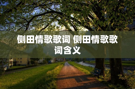 侧田情歌歌词 侧田情歌歌词含义 侧田情歌歌词 侧田情歌歌词含义