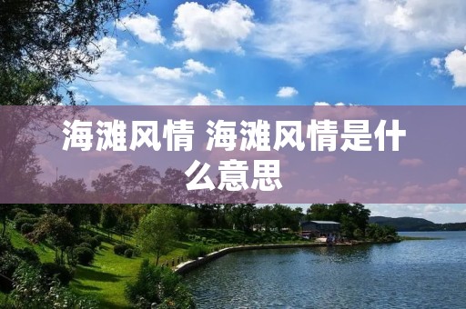 海滩风情 海滩风情是什么意思
