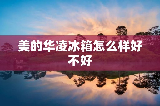 美的华凌冰箱怎么样好不好:一款令人满意的家电选择 美的华凌冰箱怎么样好不好:一款令人满意的家电选择