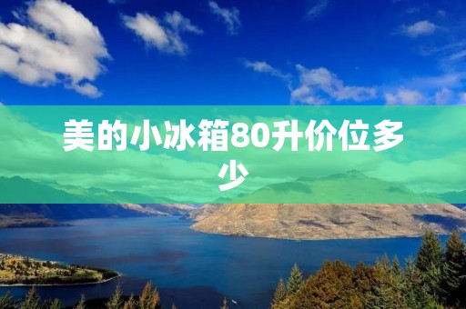 美的小冰箱80升价位多少