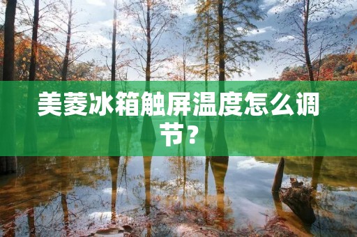 美菱冰箱触屏温度怎么调节？