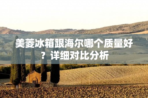 美菱冰箱跟海尔哪个质量好?详细对比分析 美菱冰箱跟海尔哪个质量好?详细对比分析
