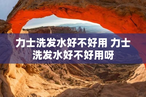 力士洗发水好不好用 力士洗发水好不好用呀 力士洗发水好不好用 力士洗发水好不好用呀