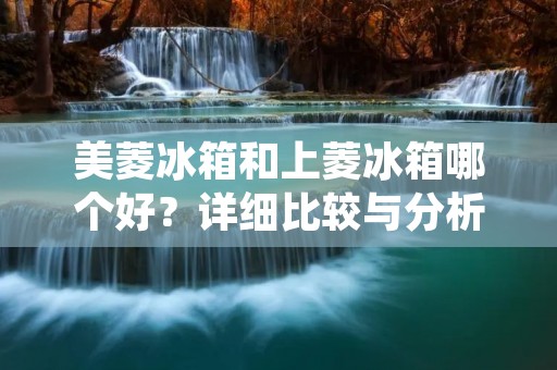 美菱冰箱和上菱冰箱哪个好?详细比较与分析 美菱冰箱和上菱冰箱哪个好?详细比较与分析