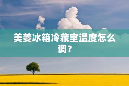 美菱冰箱冷藏室温度怎么调? 美菱冰箱冷藏室温度怎么调?