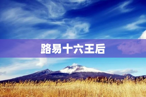 路易十六王后:法国历史上的皇后之谜 路易十六王后:法国历史上的皇后之谜