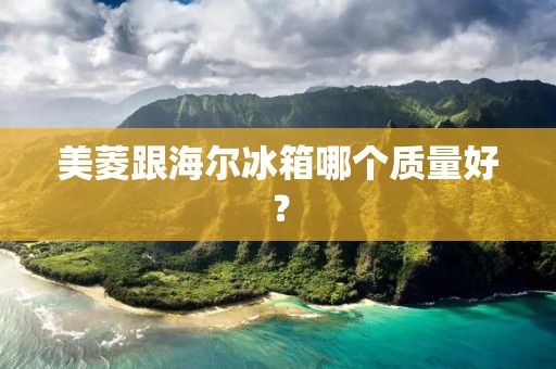 美菱跟海尔冰箱哪个质量好？