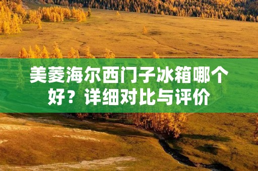 美菱海尔西门子冰箱哪个好?详细对比与评价 美菱海尔西门子冰箱哪个好?详细对比与评价