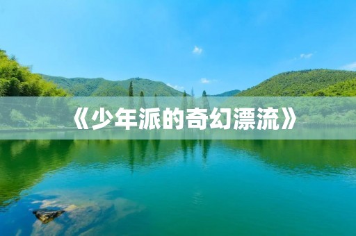 《少年派的奇幻漂流》