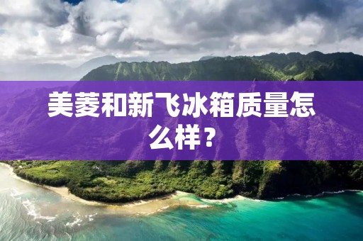 美菱和新飞冰箱质量怎么样? 美菱和新飞冰箱质量怎么样?