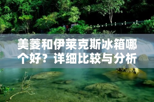 美菱和伊莱克斯冰箱哪个好？详细比较与分析