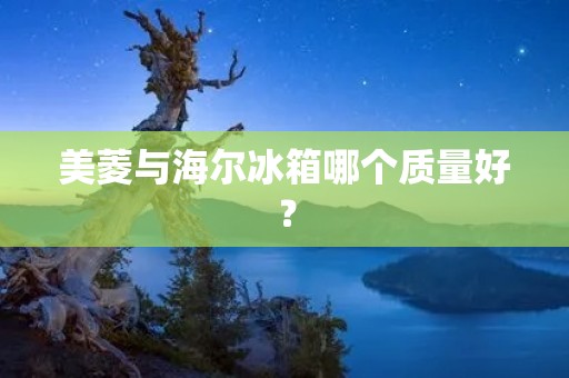 美菱与海尔冰箱哪个质量好? 美菱与海尔冰箱哪个质量好?